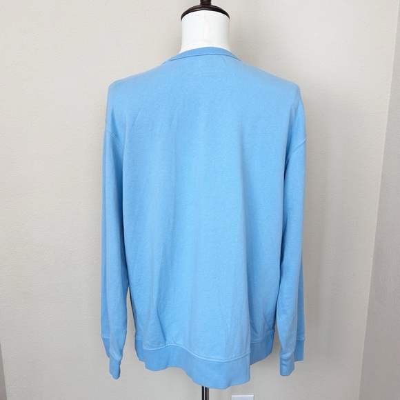 Fair Harbor Men’s Saltaire Crewneck sweatshirt | baby blue | XL - Picture 5 of 10